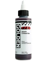 Acrylic high flow - 4 oz  alizarin crimson hue  s7