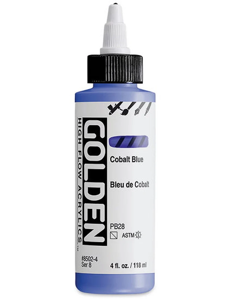 Acrylic high flow - 4 oz cobalt blue s8