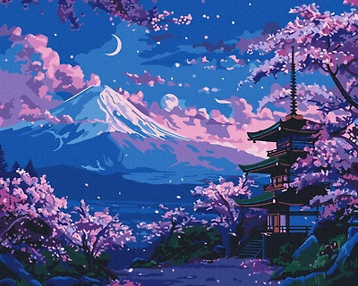 Paint by Number Fuji