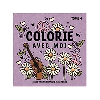 Colorie avec moi : Happy Hippie (French Ed.)
