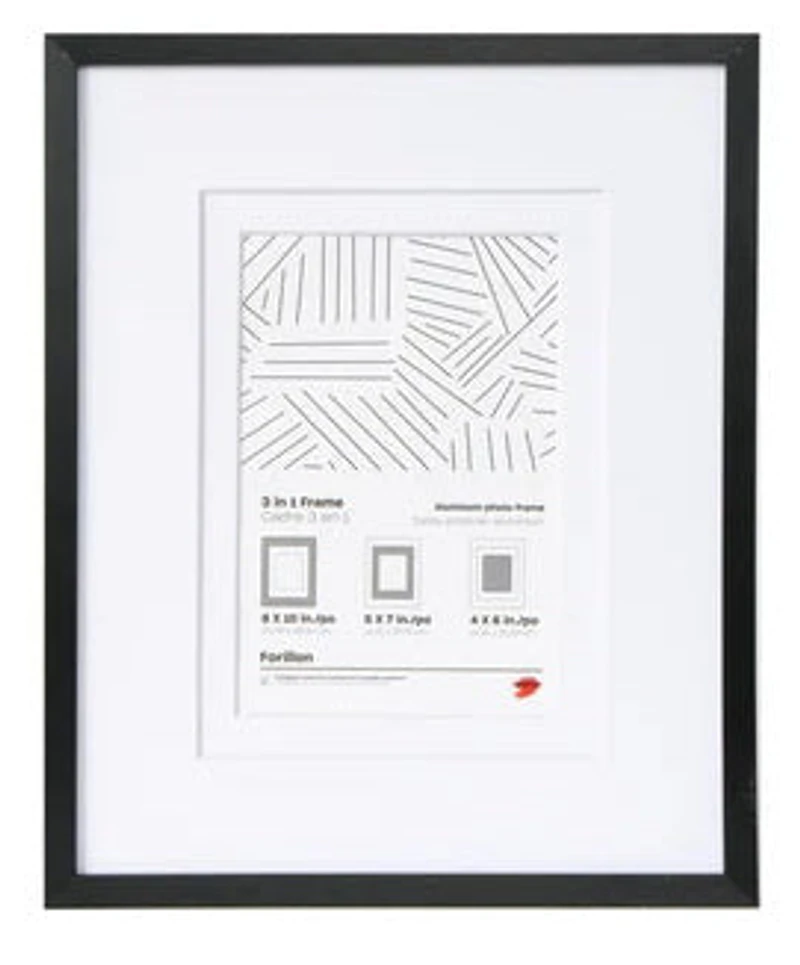 Aluminum Frame Black - 8X10" mat 5X7/4X6"