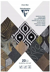 Paper pack a4 20sh metallic black