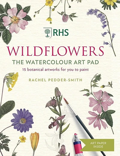 Wildflowers watercolour art pad