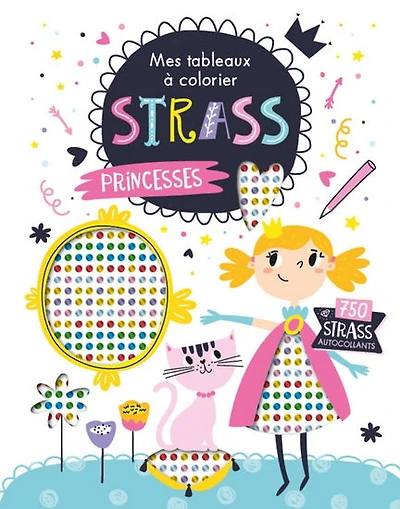 Princesses : 1.200 strass autocollants