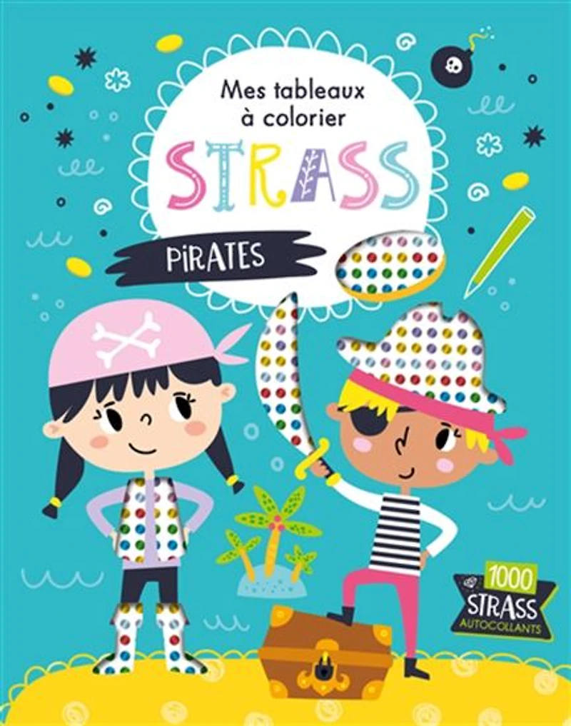 Pirates : 1.000 strass autocollants