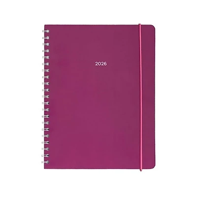 Agenda spirale 2026 Colo Fuschia 1s/2p