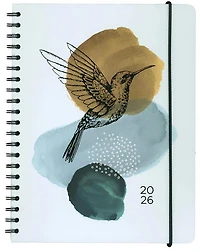Agenda spirale 2026 Tona Colibri 1s/2p