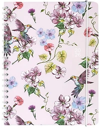 Agenda spirale 2026 Tona Colibris et fleurs 1s/2p