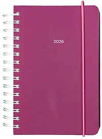 Agenda spirale 2026 Chroma Fuschia 1j/1p