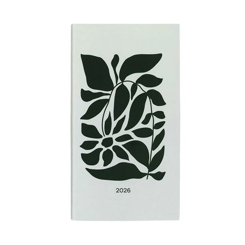 Agenda 2026 Mini-colo Fleurs noires 1s/2p