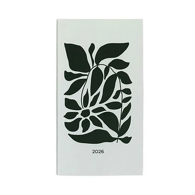 Agenda 2026 Mini-colo Fleurs noires 1s/2p
