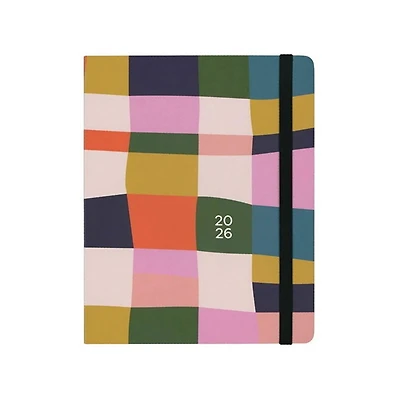 2026 Planner – Omnico Abstract Patchwork 1 Week/1 Page