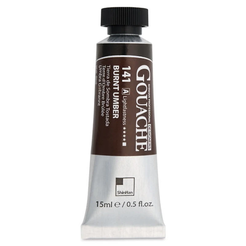 Gouache designers ombre brûlée série a - 15ml