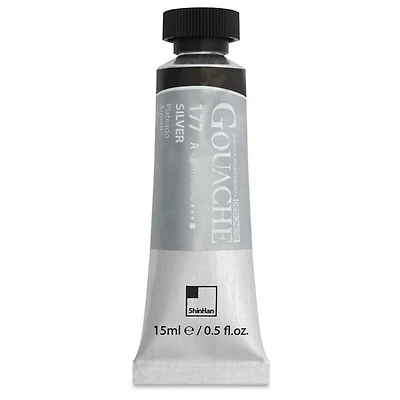 Gouache designers argent série a - 15ml