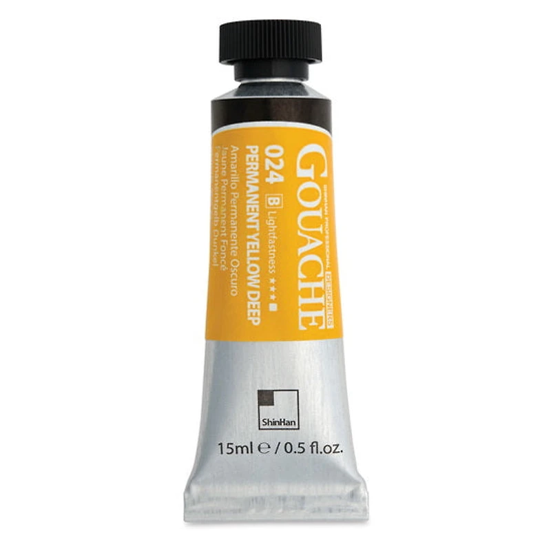 Gouache designers 15ml jaune foncé série b