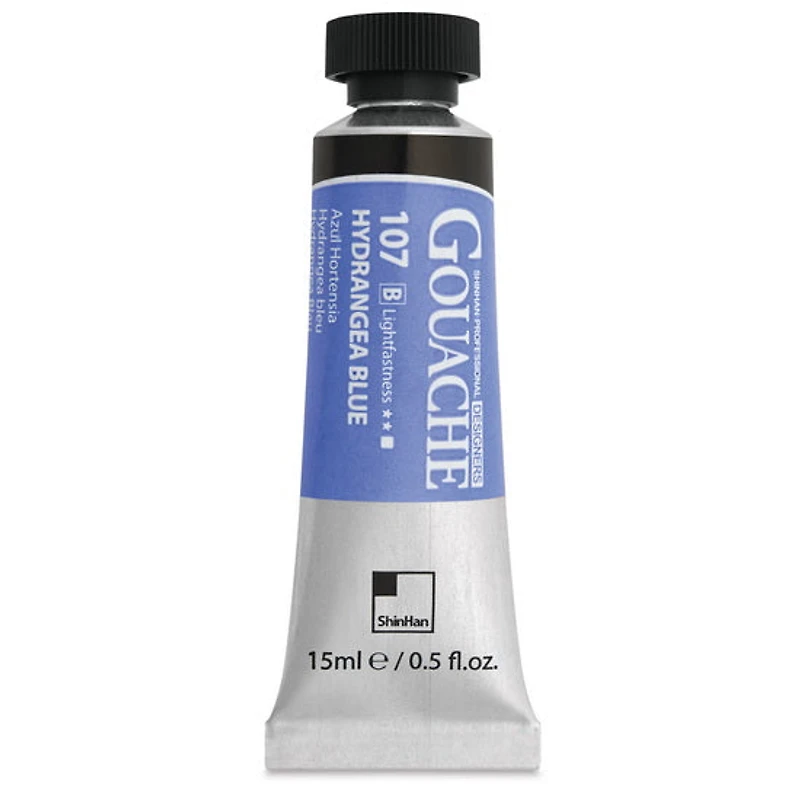 Gouache designers bleu hortensia série b - 15ml