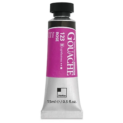 Gouache designers 15ml rose 123 série b