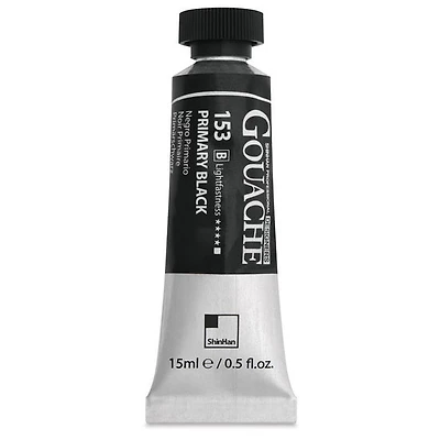 Gouache designers noir primaire série b - 15ml