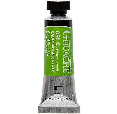 Gouache designers 15ml vert cadmium série d