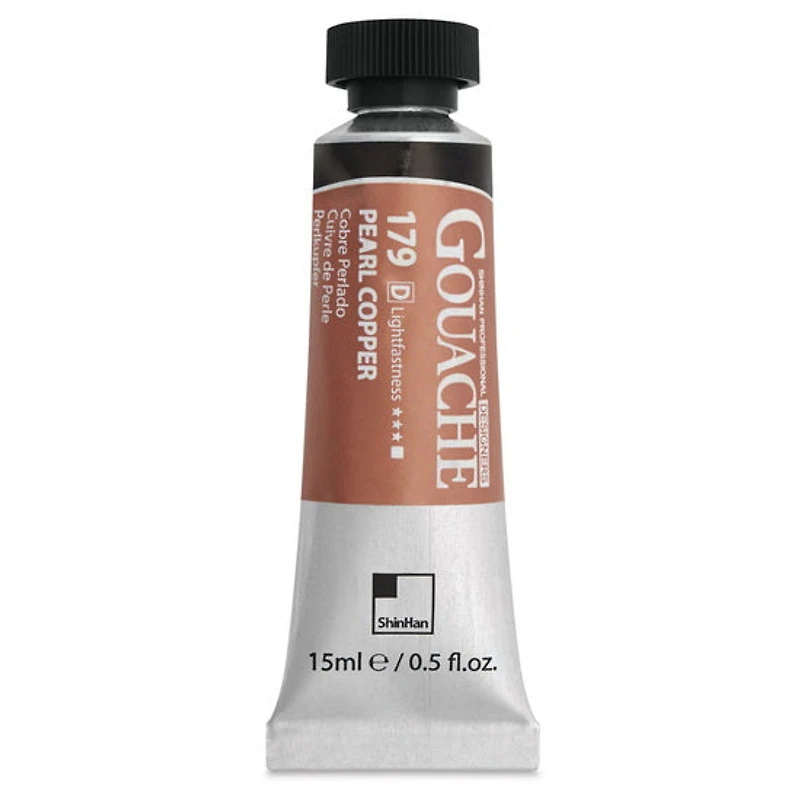 Gouache designers 15ml cuivre de perle série d