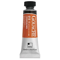 Gouache designers 15ml rouge cadmium série e