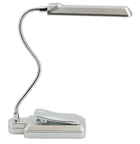 Lampe de lecture réglable DEL argent