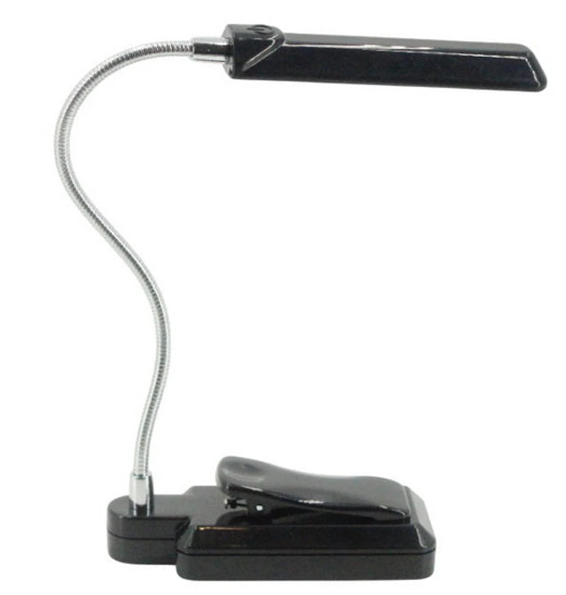 Lampe de lecture réglable DEL noire