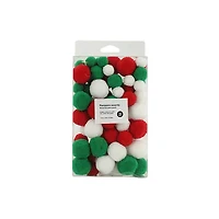 Ens. 72 pompons assortis