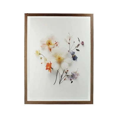 Cadre photo entre 2 vitres noyer 18 x 24