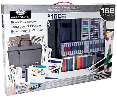 Set of Platinum Sketch And Draw Art 152pcs