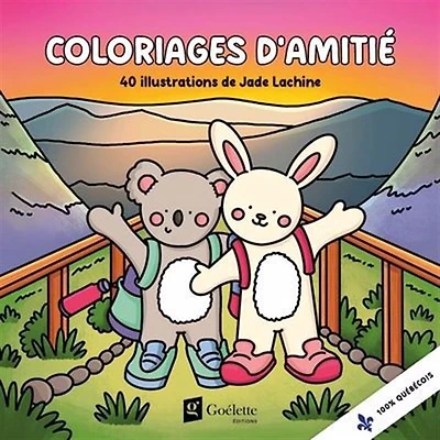 Coloriages d’amitié : 40 illustrations de Jade Lachine