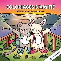 Coloriages d’amitié : 40 illustrations de Jade Lachine