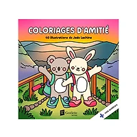 Coloriages d’amitié : 40 illustrations de Jade Lachine (French Ed.)