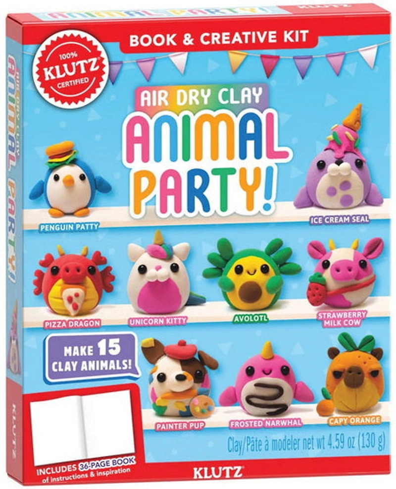 Air-Dry Clay Animal Party!
