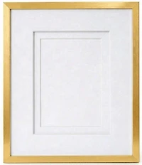 Aluminum Frame Brass - 20X30" mat 12X18/11X14"
