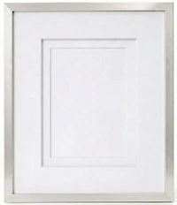 Cadre aluminium argent - 16x20po pp 11x14/8x10po