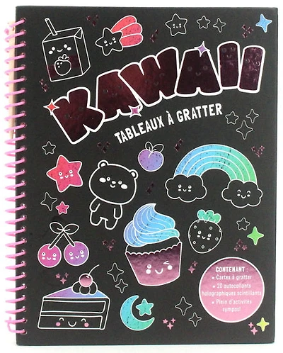Kawaii : tableaux à gratter