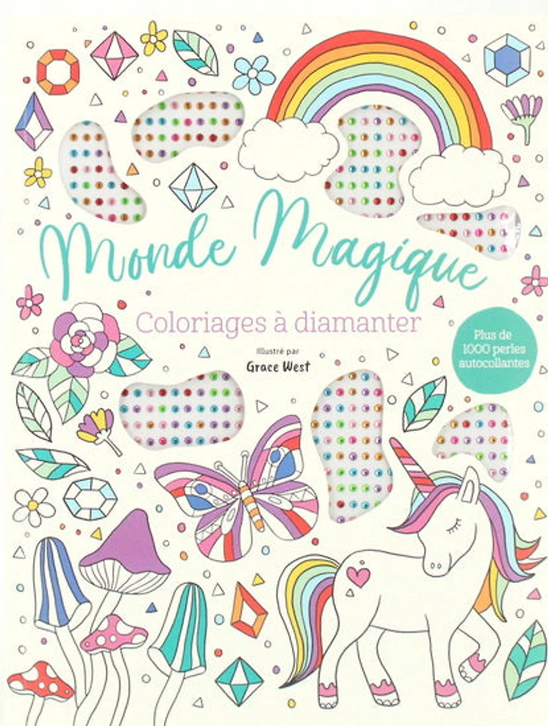 Monde magique : coloriages à diamanter