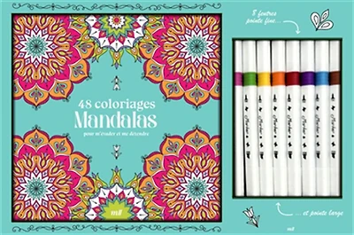 Coffret coloriages mandalas