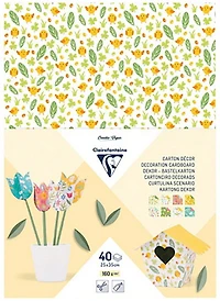 Deco Paper Pad 9.8x13.7 in.(25x35 cm) 160g Spring 40 sheets