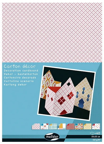 Deco Paper Pad 9.8x13.7 in.(25x35 cm) 160g Geometric 40 sheets