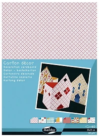 Deco Paper Pad 9.8x13.7 in.(25x35 cm) 160g Geometric 40 sheets