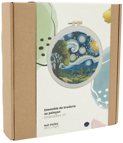 Ens. broderie La Nuit Étoilée
