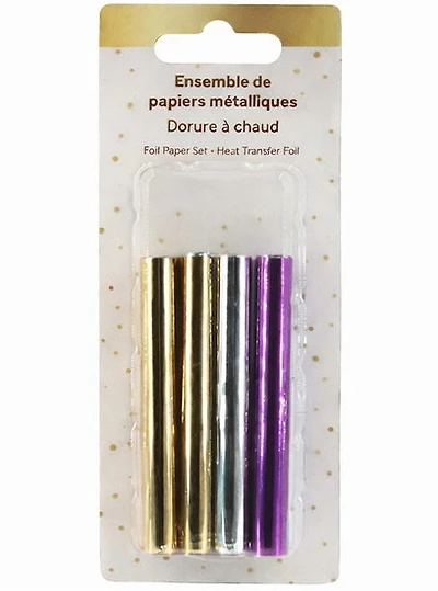 Hot foil paper set