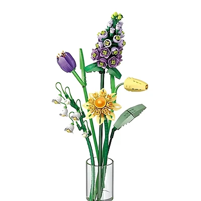 Blocs Loz - Violette et tulipe