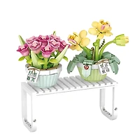 Blocs Loz - Tulipe et orchidée en pot