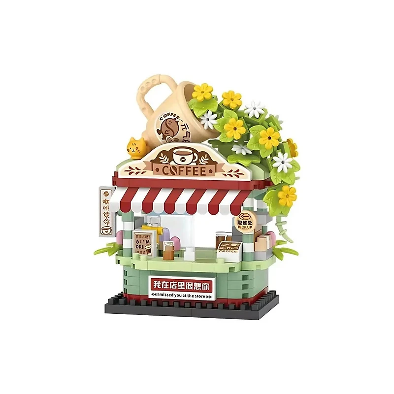 Micro Blocks Loz – Coffee Stand