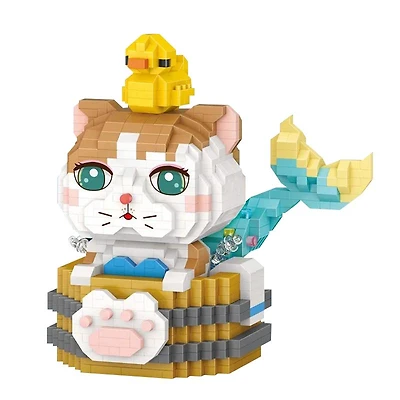 Loz Blocks – Barrel Cat Mermaid