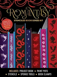 Romantasy Stenciled Book Edges Kit: Create Epic Editions of Your Most Magical Books