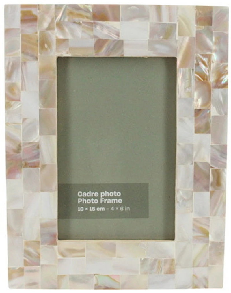 MOP chips tiled design photo frame